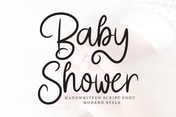 Baby Shower: A Modern Script Font for Elegant Designs