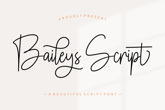 Baileys Script: The Elegant Font for Timeless Designs