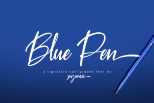 Blue Pen Script: A Fresh, Fun, and Elegant Creative Font