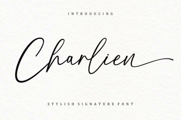 Charlien: The Signature Script Font That Feels Like a Handwritten Letter