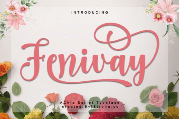Fenivay Script: Crafting Authenticity with a Creative Font