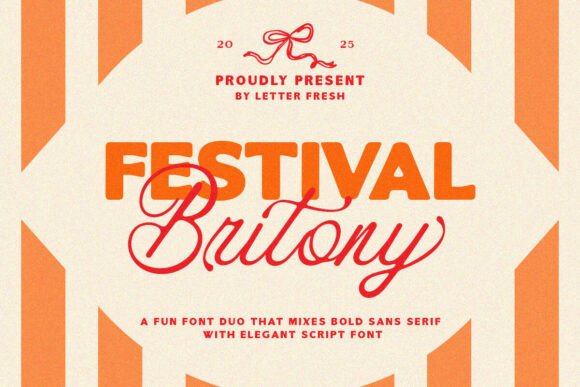 Festival Britony Duo: A Font Pairing for Bold Branding