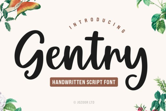 Gentry: A Modern Script for Timeless Branding