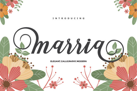 Marria Script: An Elegant Calligraphy Font for Modern Designs