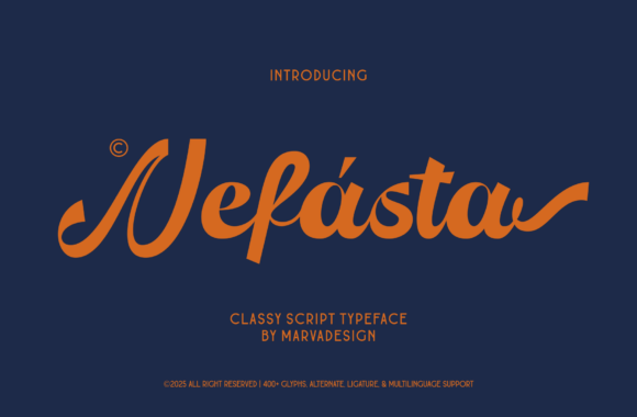 Nefasta: The Elegant Script Font for Luxury Branding