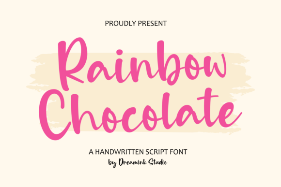 Rainbow Chocolate: A Sweet Script for Modern Design