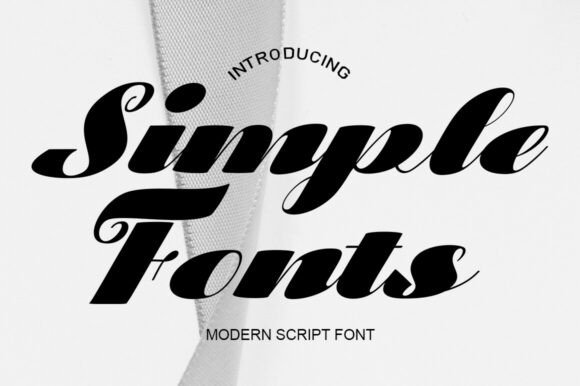 Simple Fonts 3 Style: An Elegant Script for Modern Projects