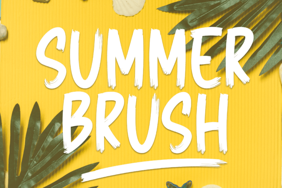 Summer Brush: A Script Font for Authentic Design
