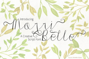 The Morri Belle Script: A Touch of Playful Elegance