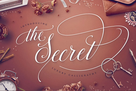 Unveiling The Secret: A Calligraphy Font for Modern Branding