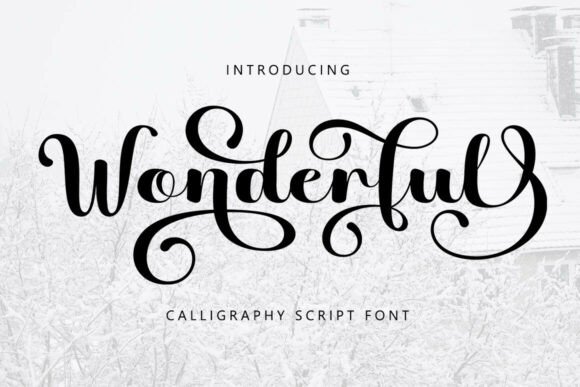 Wonderful: A Script Font That Brings Elegance to Every Project